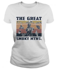 Bear The Great Smoky MTNS Vintage  Classic Ladies