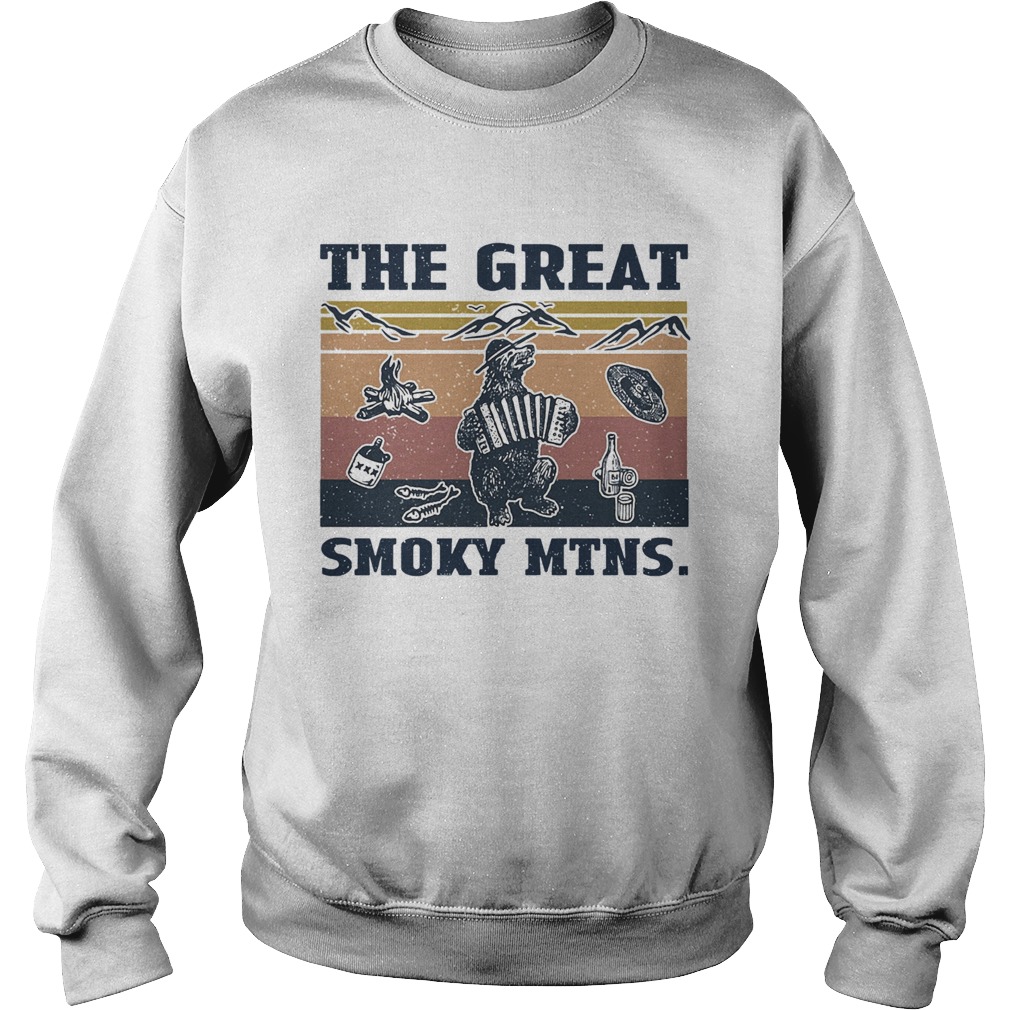 Bear The Great Smoky MTNS Vintage Sweatshirt