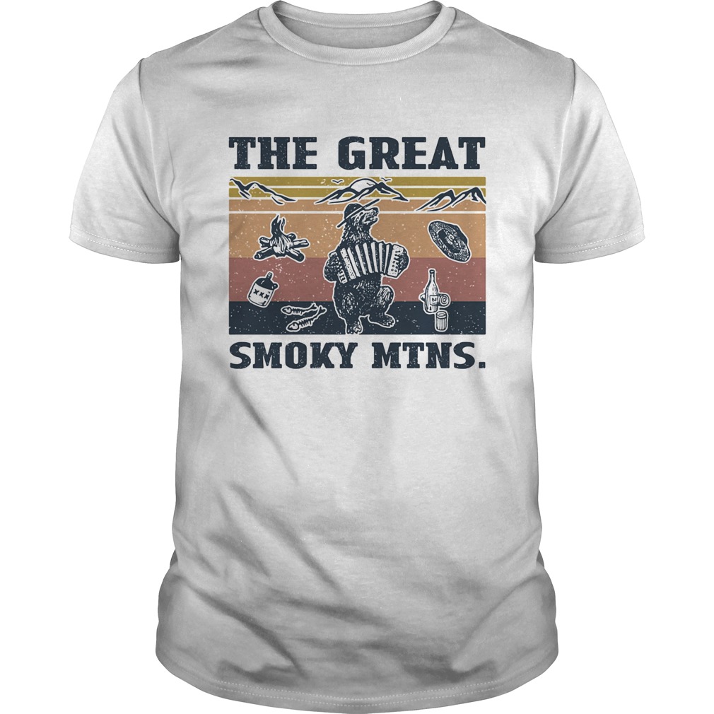 Bear the great smoky mtns vintage shirt