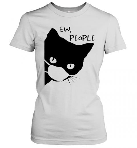 Beautiful Black Cat Mask Ew People T-Shirt Classic Women's T-shirt