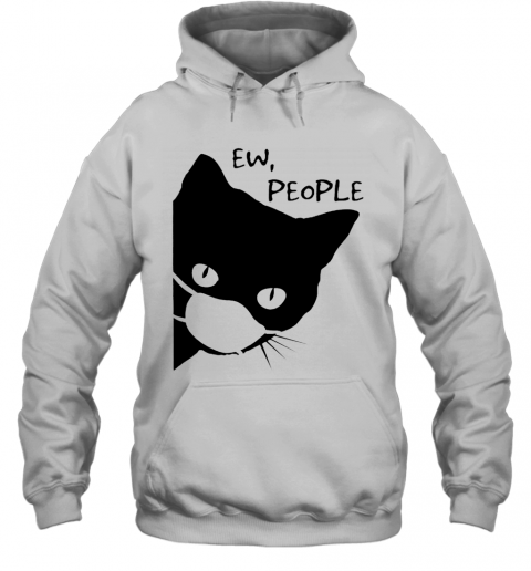 Beautiful Black Cat Mask Ew People T-Shirt Unisex Hoodie