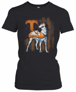 Beautiful Smokey Tennessee Volunteers American Flag T-Shirt Classic Women's T-shirt