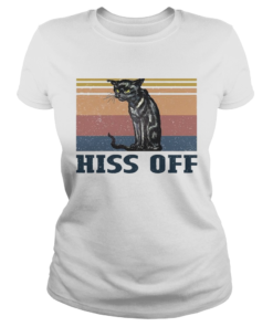 Black Cat Hiss Off Vintage  Classic Ladies