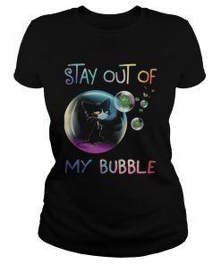 Black Cat Wear Mask Stay Out Of My Bubble Coronavirus  Classic Ladies