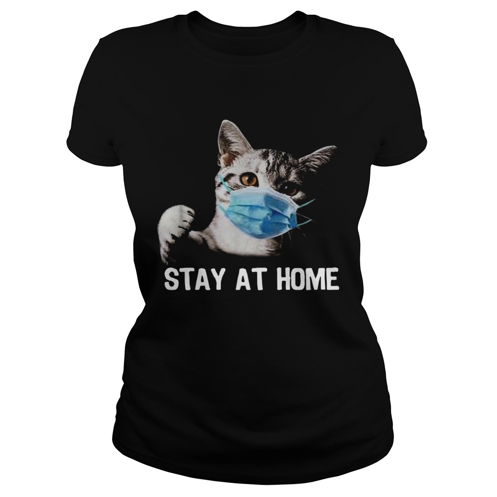 Cat Mask Stay At Home Classic Ladies