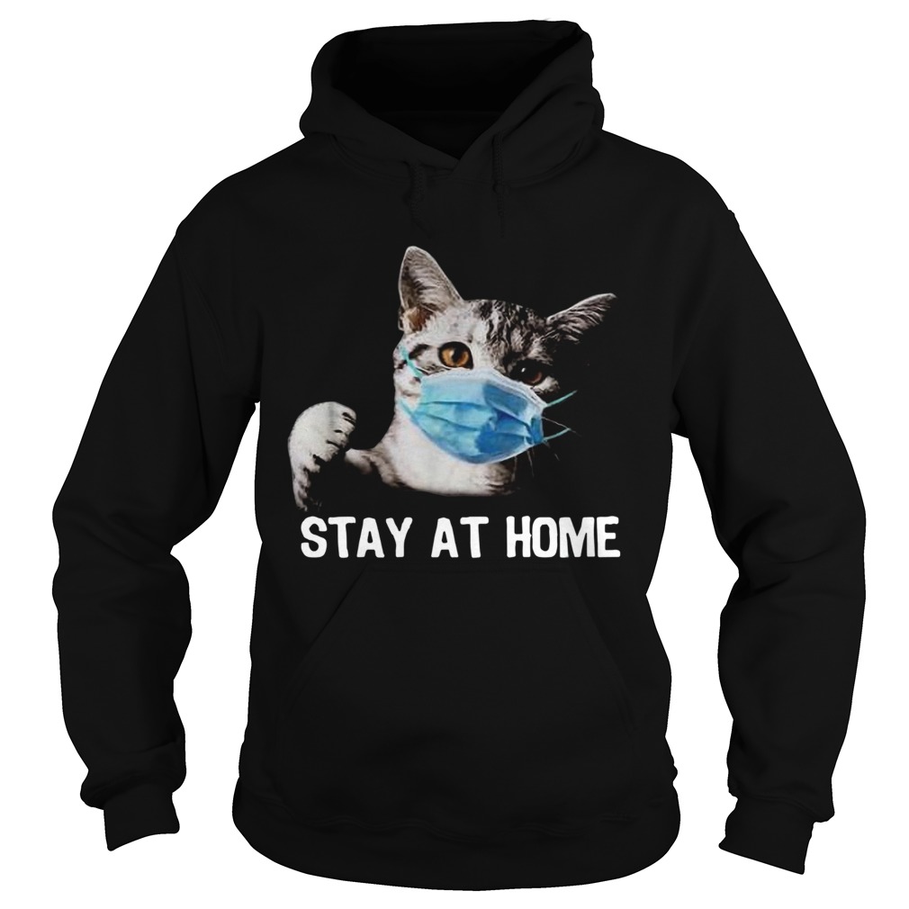 Cat Mask Stay At Home Hoodie