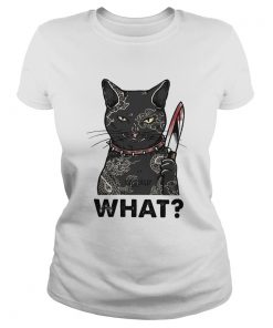 Cat black hold knife what  Classic Ladies