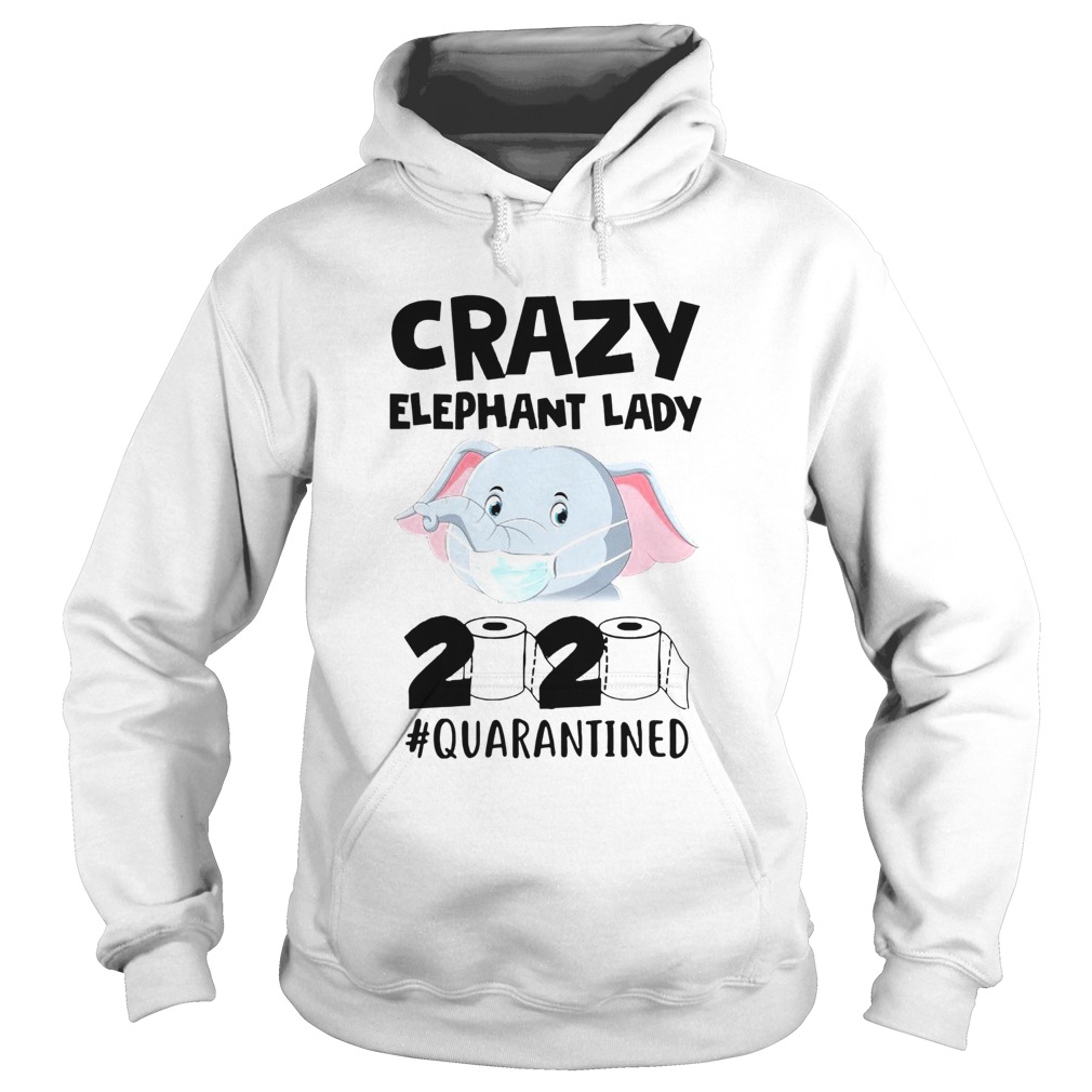 Crazy Elephant Lady 2020 Hoodie