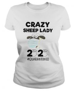 Crazy Sheep lady mask 2020 quarantined toilet paper  Classic Ladies