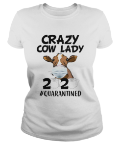 Crazy cow lady mask 2020 toilet paper quarantined  Classic Ladies