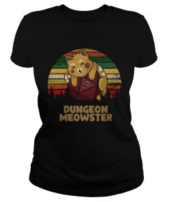 Dungeon Meowster Dnd Tabletop Gamer Cat  Classic Ladies