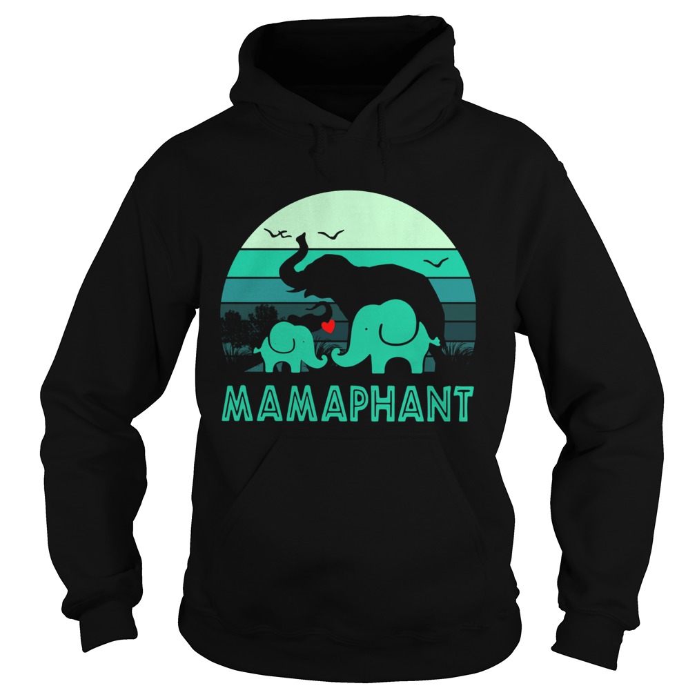 Elephant Mamaphant Vintage Hoodie