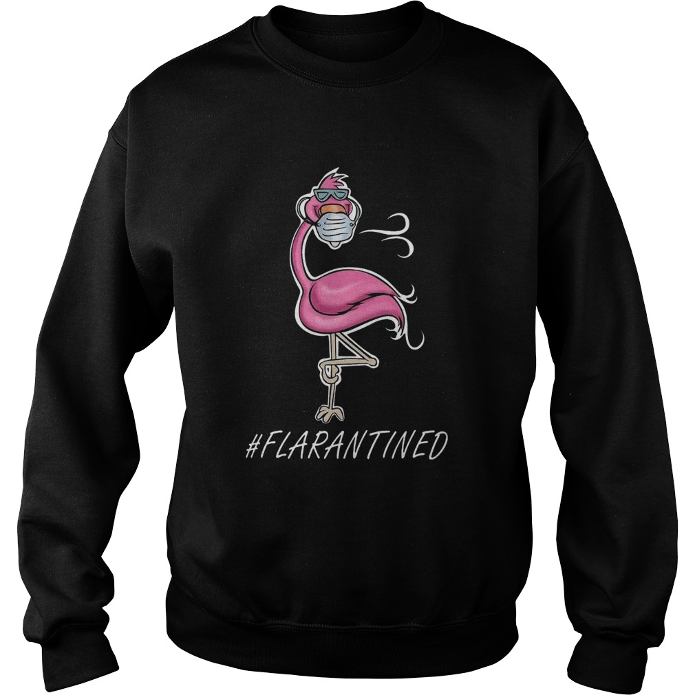 Flarantined Flamingo Quarantined Coronavirus Sweatshirt