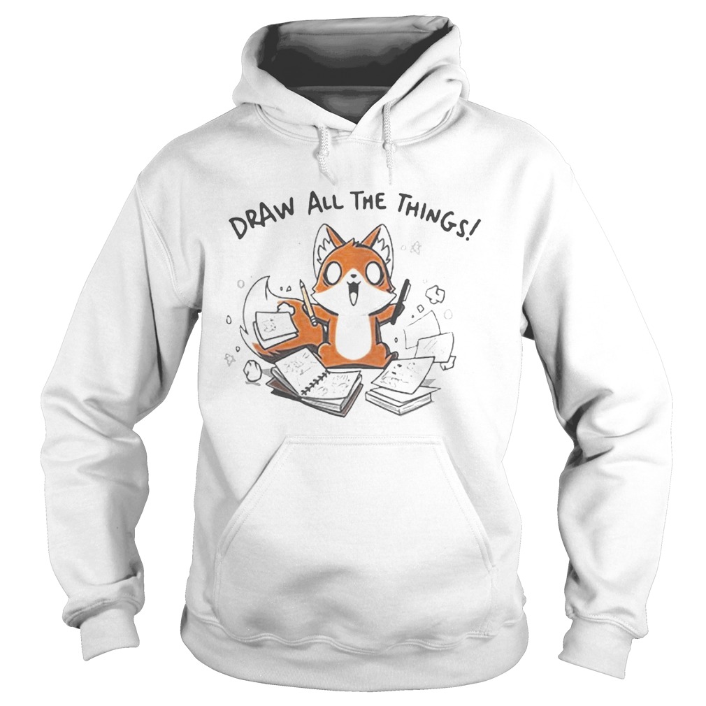 Fox Draw All The Things Hoodie