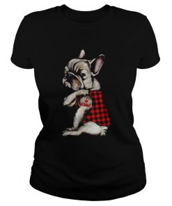 French Bulldog Tattoo I Love Mommy Animal Lover  Classic Ladies