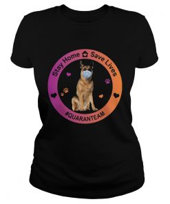 German shepherd stay home save lives quaranteam covid19  Classic Ladies