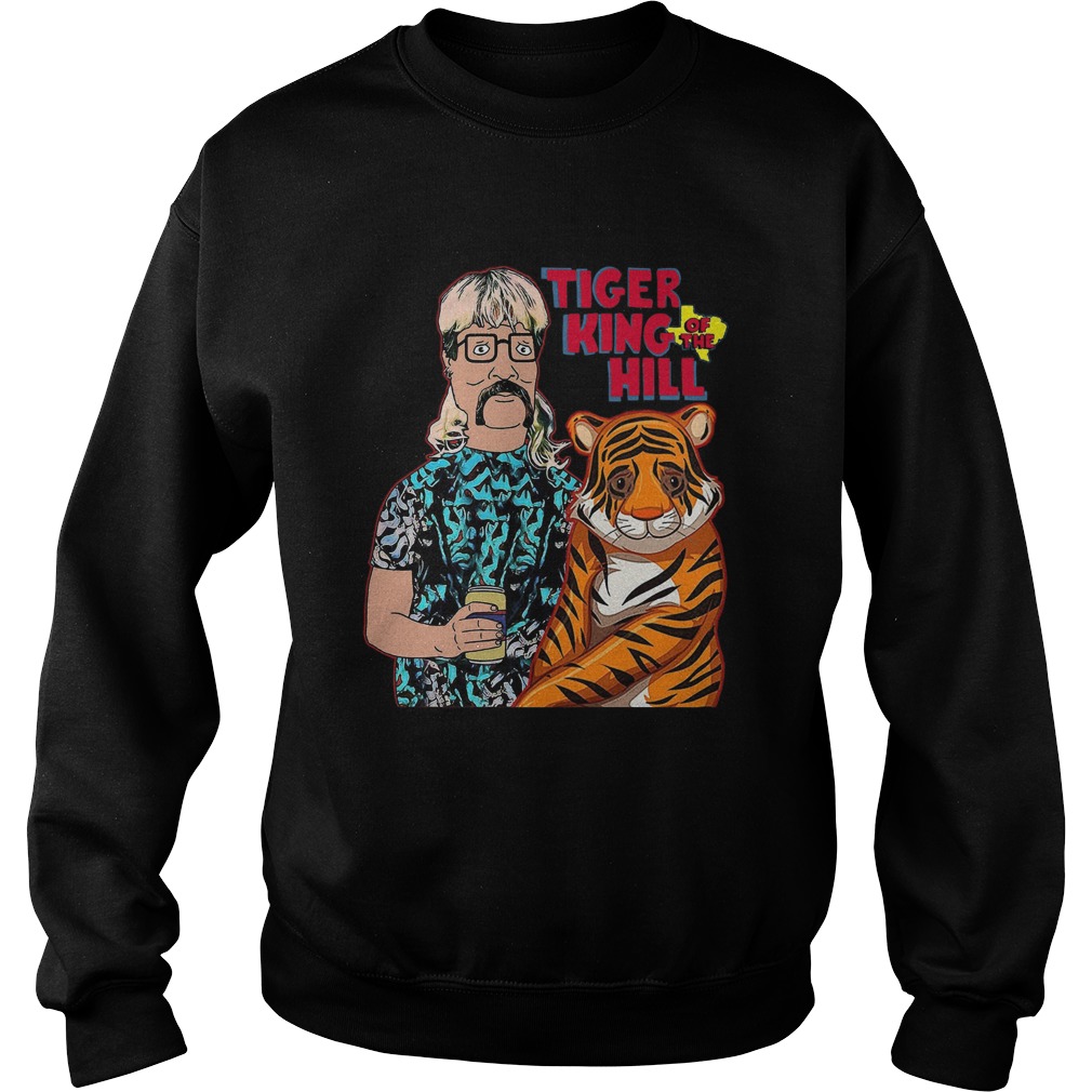 Hank Hill Tiger King Of The Hill Texas Sweatshirt