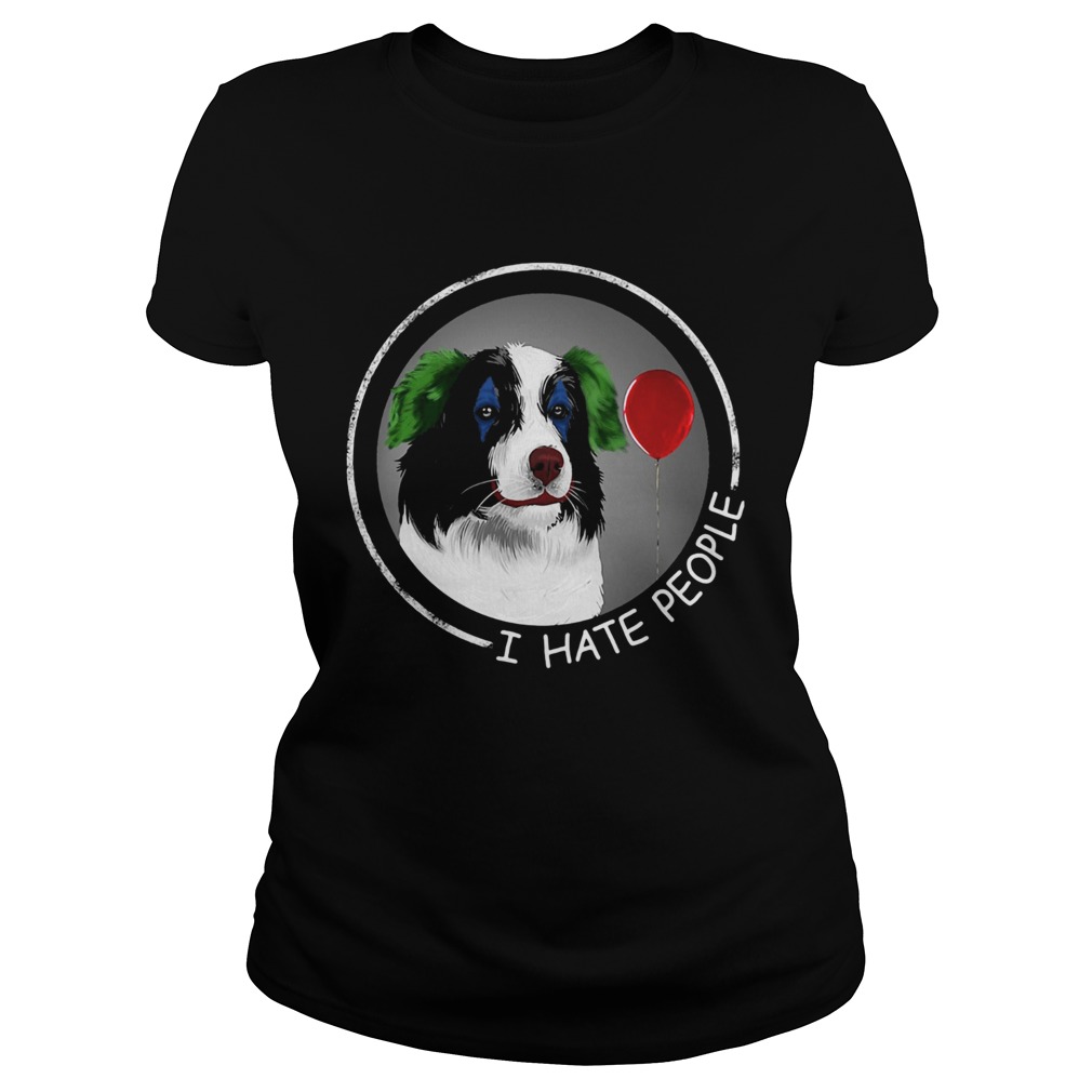 I hate people Companion Dog Classic Ladies