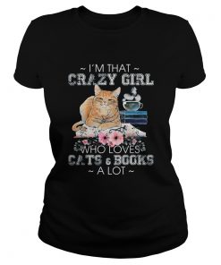 Im that crazy girl who loves cats and books a lot flowers  Classic Ladies