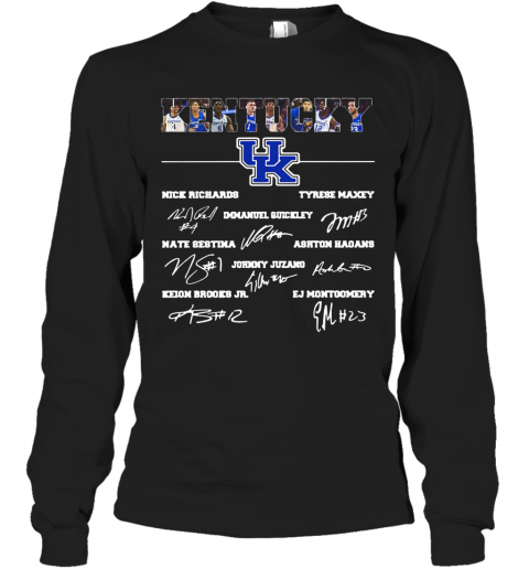 Kentucky University Players Signature T-Shirt Long Sleeved T-shirt 