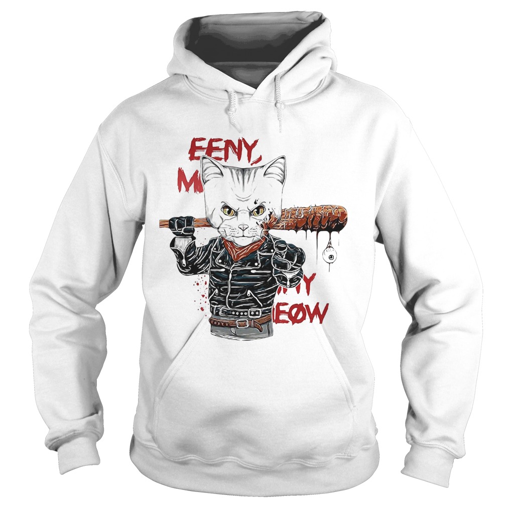 Negan cat eeny meeny miny meow Hoodie