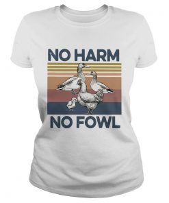 No Harm No Fowl Vintage  Classic Ladies