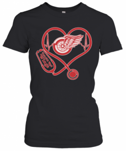 Nurse Heart Detroit Red Wings T-Shirt Classic Women's T-shirt