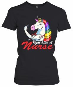 Nurse Unicorn Fight Like A T-Shirt Classic Women's T-shirt