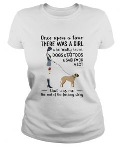 Once upon a time there was a girl who really loved pug dogstattoossaid fuck a lot heart  Classic Ladies