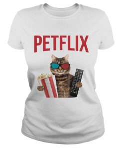 Petflix Cat popcorn and mode  Classic Ladies