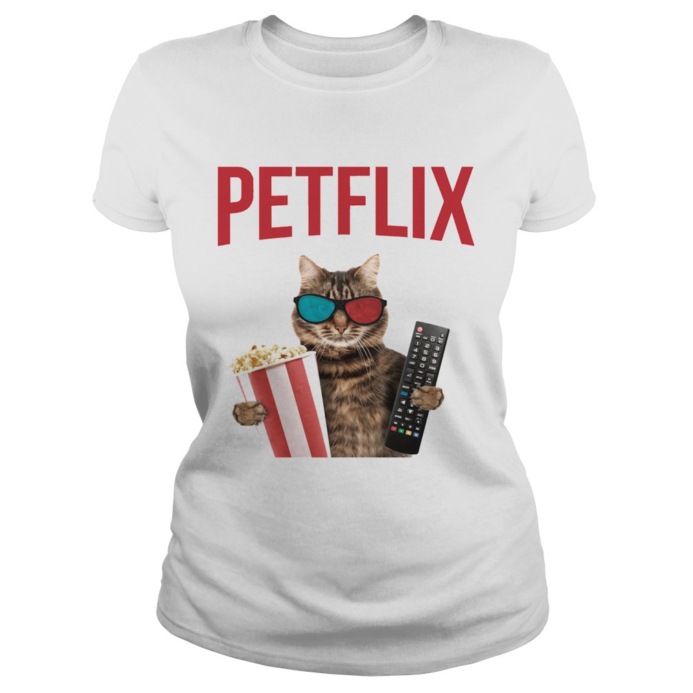 Petflix Cat popcorn and mode Classic Ladies