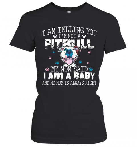 Pitbull Baby T-Shirt Classic Women's T-shirt