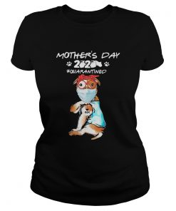 Pitbull mask tattoo I love mom mothers day 2020 toilet paper quarantined  Classic Ladies