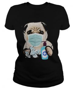 Pug Dog Lover Face Mask  Classic Ladies