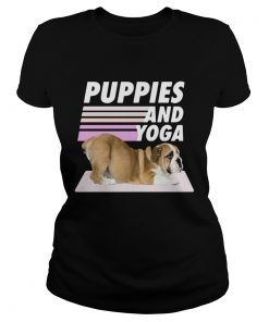 Puppies And Yoga  Classic Ladies