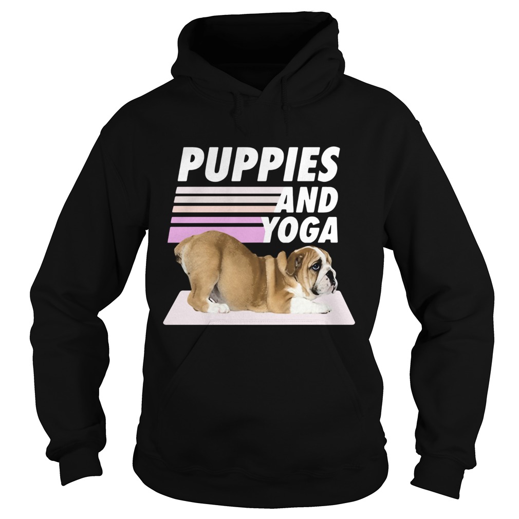 Puppies And Yoga Hoodie