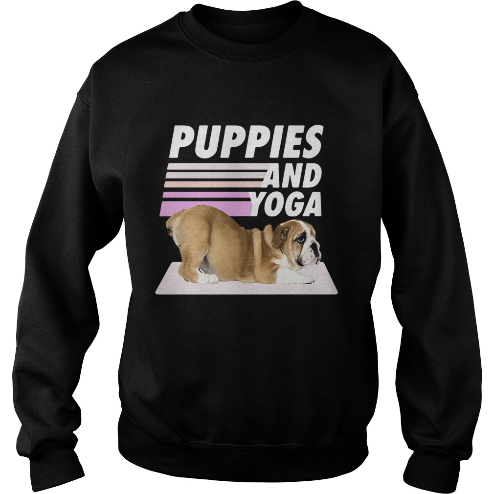 Puppies And Yoga Sweatshirt