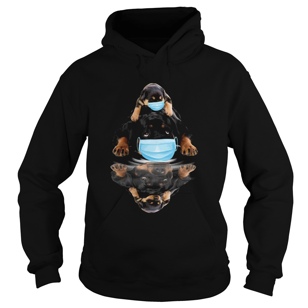 Rottweilers mask water mirror Hoodie