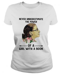 Ruth Bader Ginsburg Never Underestimate The Power Of A Girl With A Book  Classic Ladies