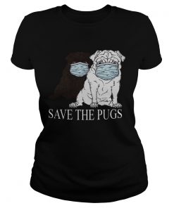 Save The Pugs Mask Coronavirus  Classic Ladies