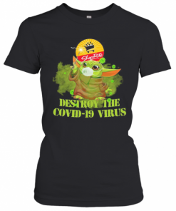 Shop Rite Baby Yoda Destroy The Covid 19 Virus T-Shirt Classic Women's T-shirt