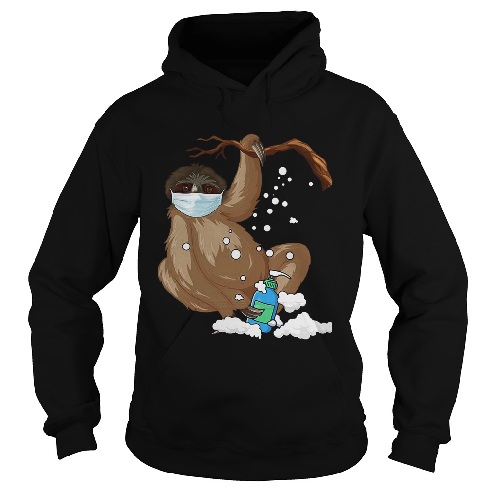 Sloth Mask Hug Hand Wash Hoodie