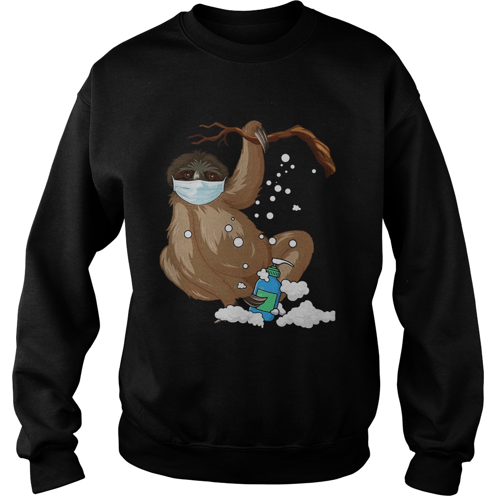 Sloth Mask Hug Hand Wash Sweatshirt