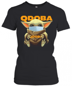 Star Wars Baby Yoda Face Mask Hug QDOBA Mexican Eat T-Shirt Classic Women's T-shirt