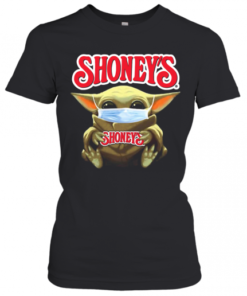 Star Wars Baby Yoda Hug Shoney's Covid 19 T-Shirt Classic Women's T-shirt