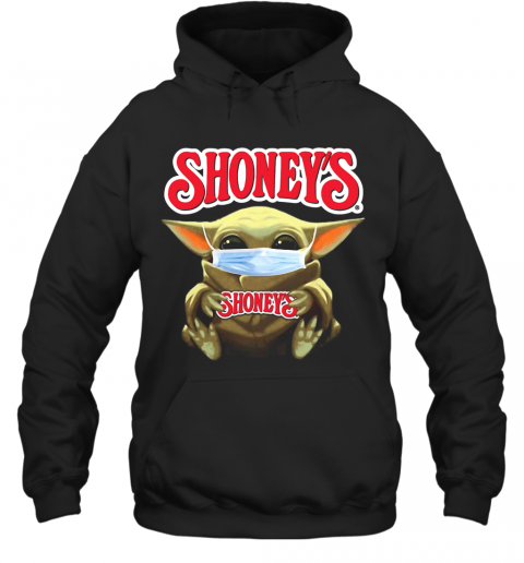 Star Wars Baby Yoda Hug Shoney's Covid 19 T-Shirt Unisex Hoodie