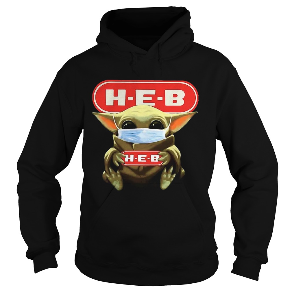 Star Wars Baby Yoda Mask Hug HEB COVID19 Hoodie