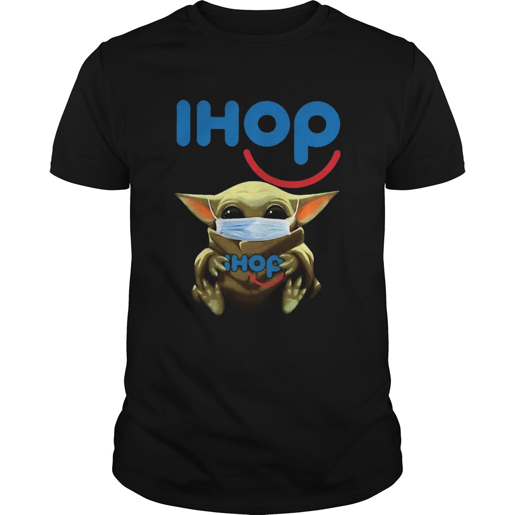 Star Wars Baby Yoda Mask Hug IHop COVID19 shirt