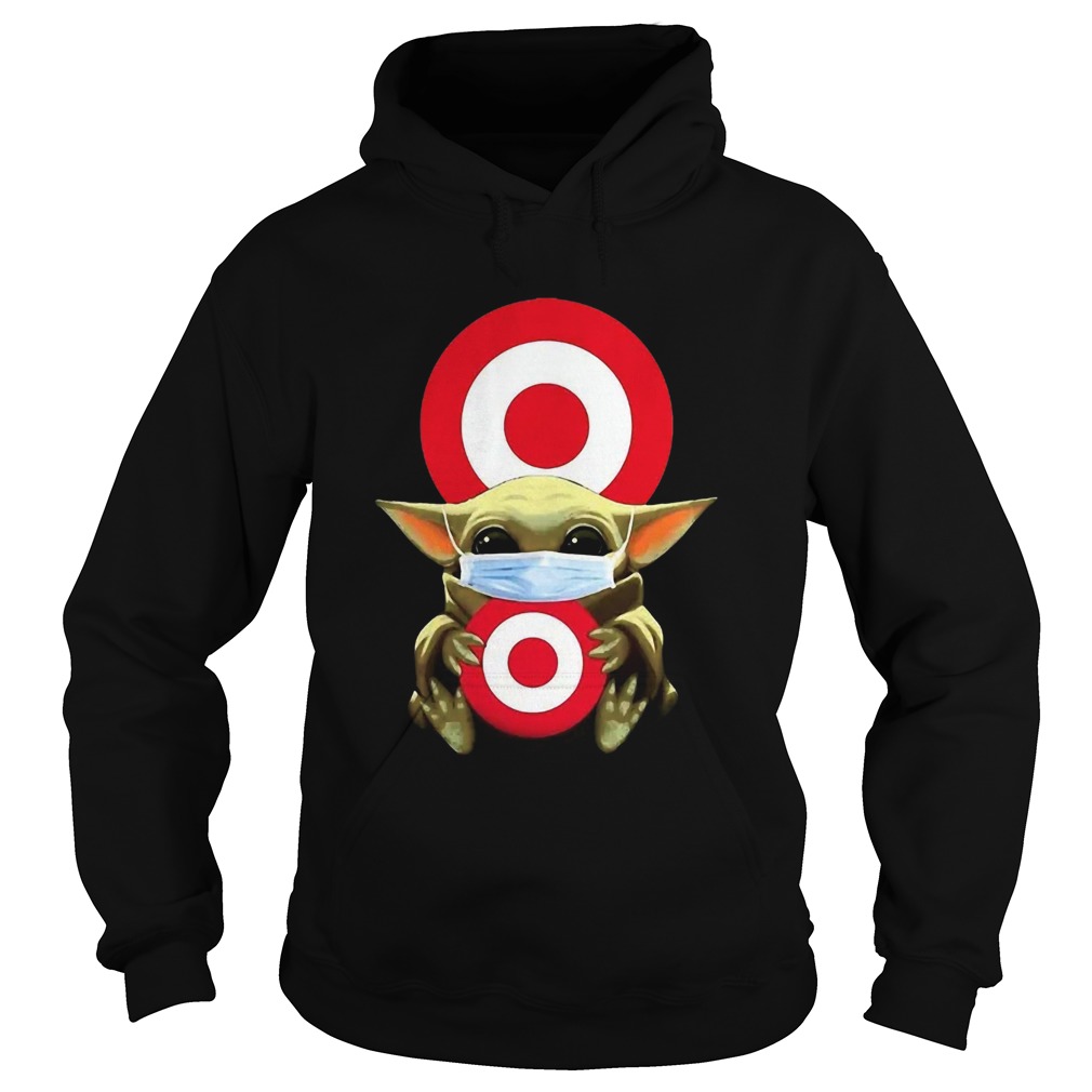 Star Wars Baby Yoda Mask Hug Target Circle COVID19 Hoodie