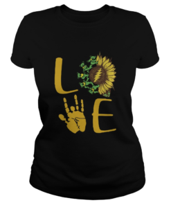 Sunflower Bear Skeleton Hand Love  Classic Ladies